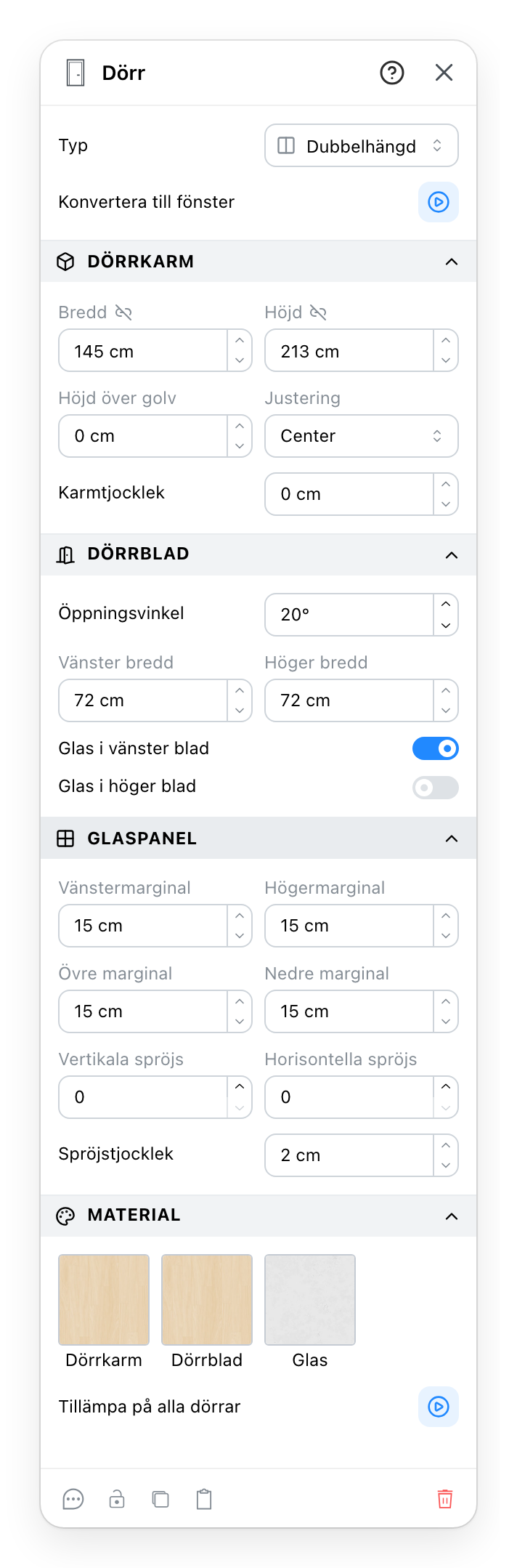 Dörrpanelen