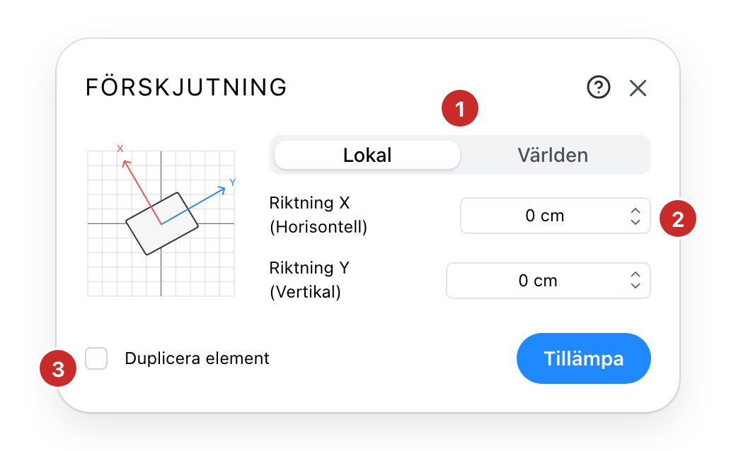 Förskjutningsdialogen