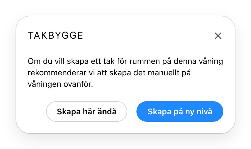 Dialogen Skapa tak