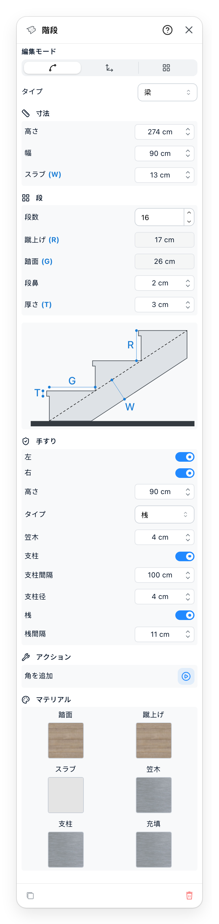 階段パネル