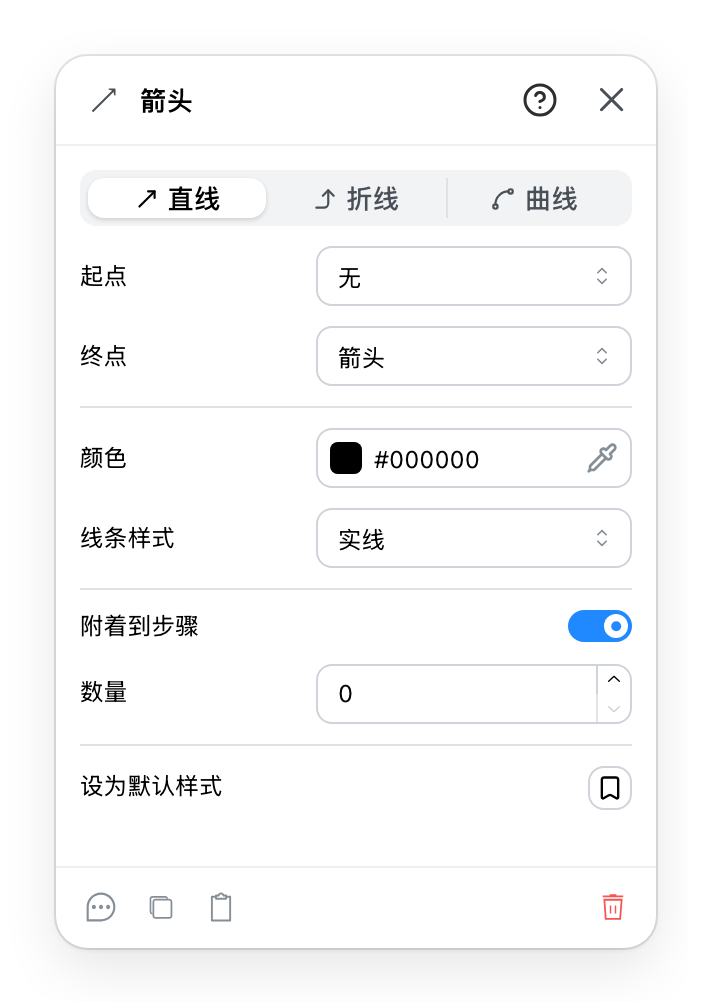 步骤箭头面板