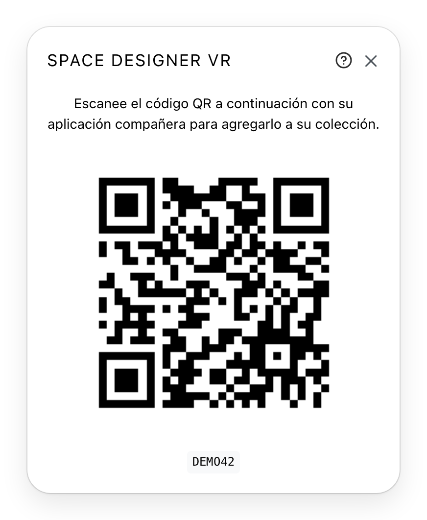 El código QR y el código de emparejamiento