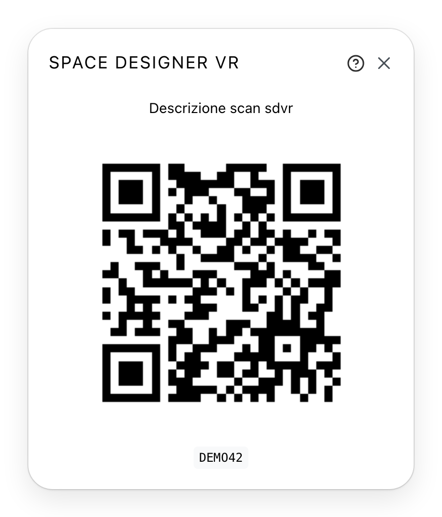 Il QR code e il codice di abbinamento