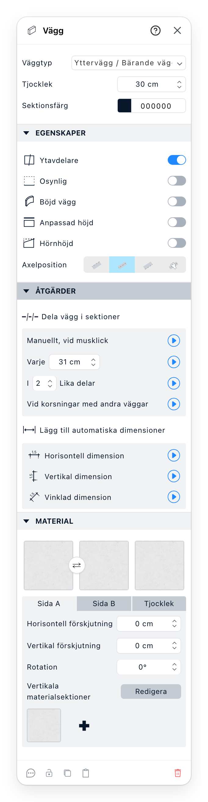 Panelen Vägg