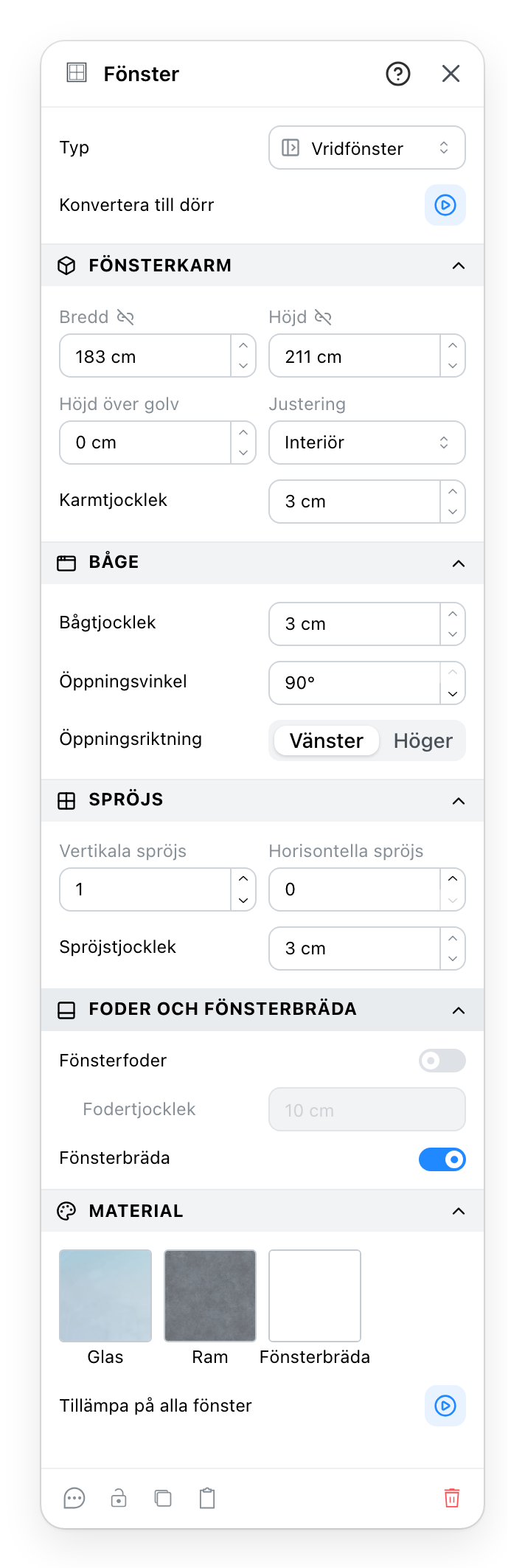 Fönsterpanelen